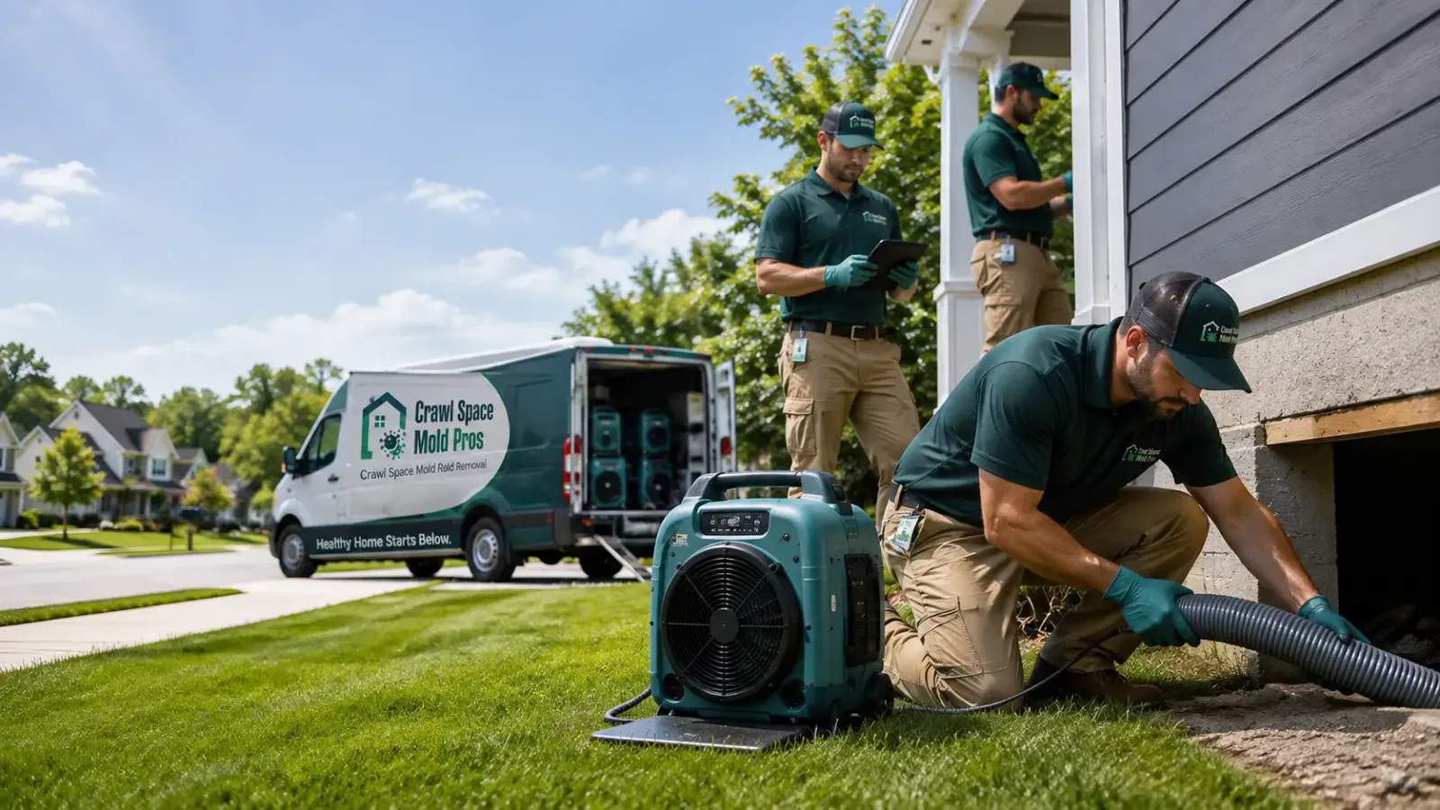 Crawl Space Mold Removal in Cypress, CA